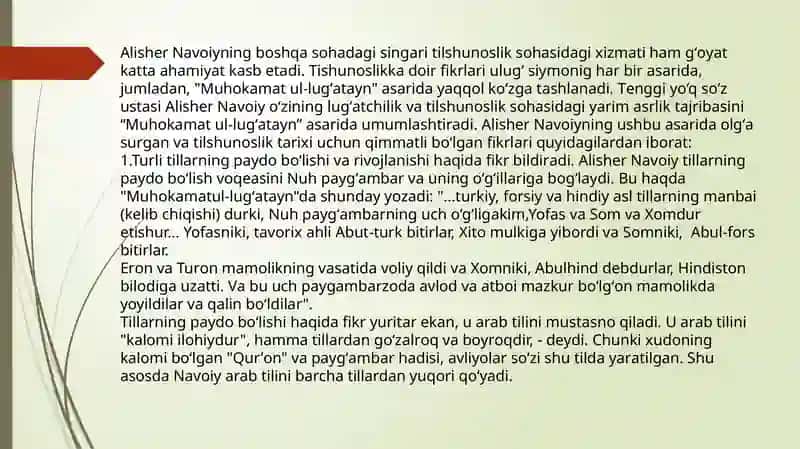 Alisher Navoiyning Lingvistik merosi 3
