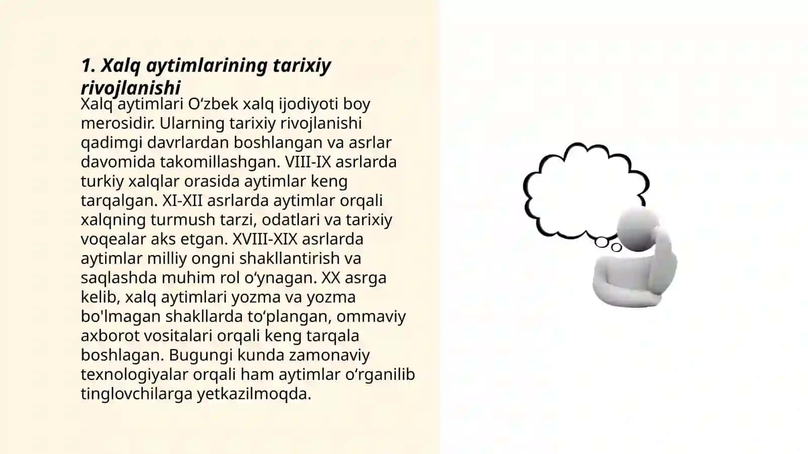 Xalq aytimlarining tarixiy rivojlanishi 3