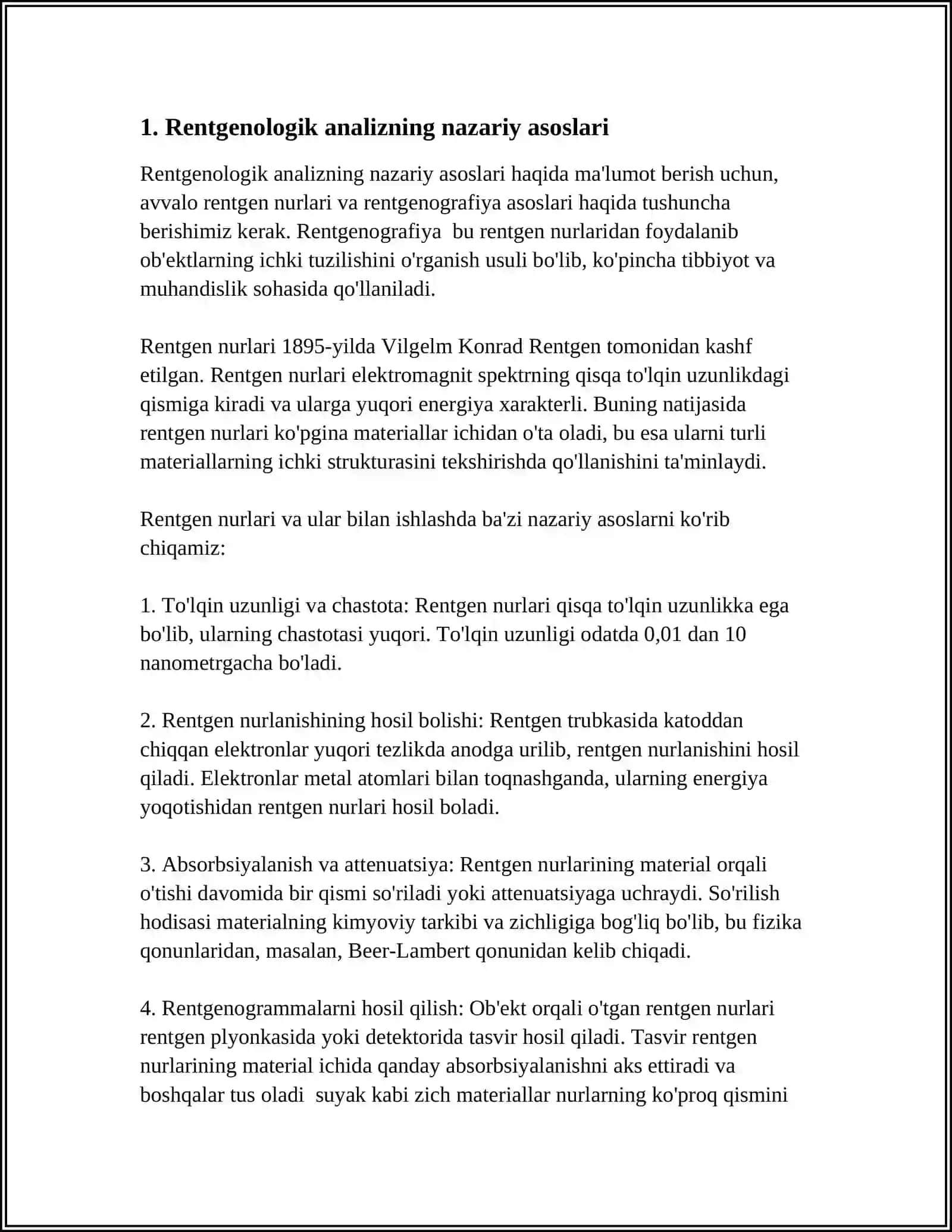 RENTGONOLOGIK ANALIZ PRINSIPLARI 3