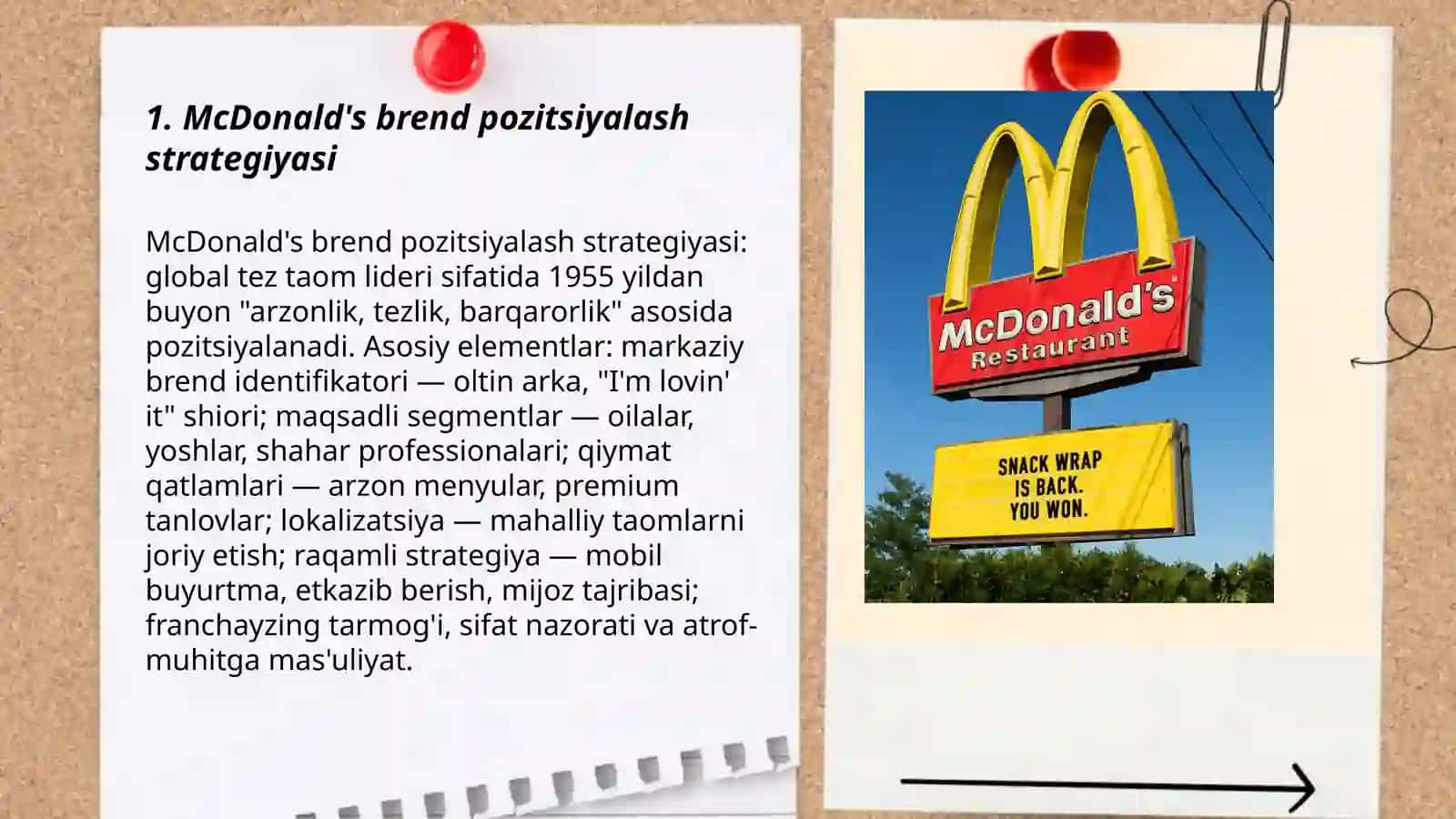 Marketing: Mc Donald's 3