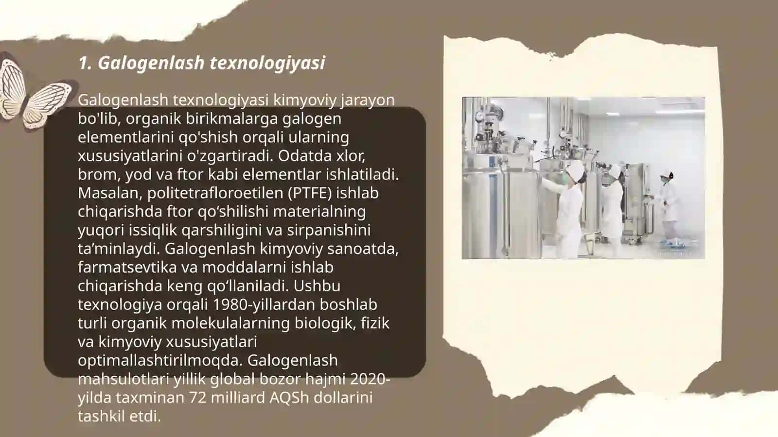 Galogenlash asosida olingan dori preparatlari 3