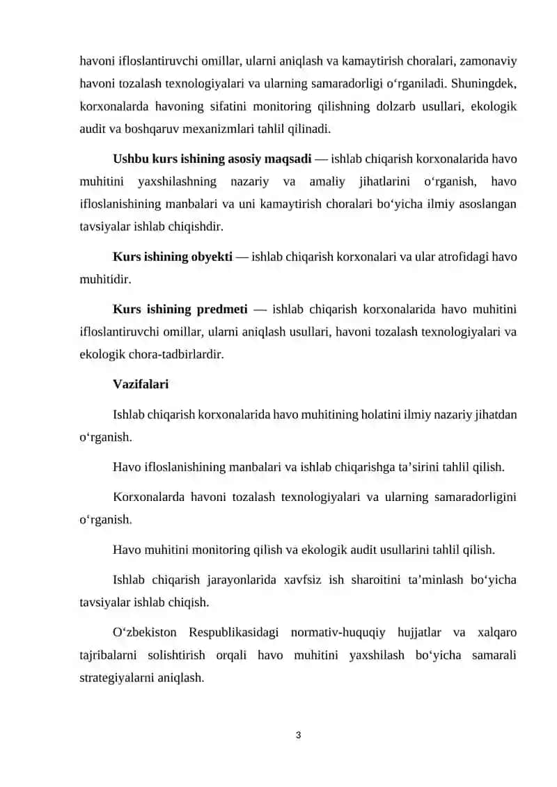 Ishlab chiqarish korxonalarida havo muhitini yaxshilash 3