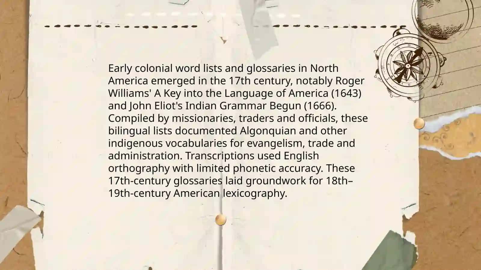 History and development of the American lexicography 3