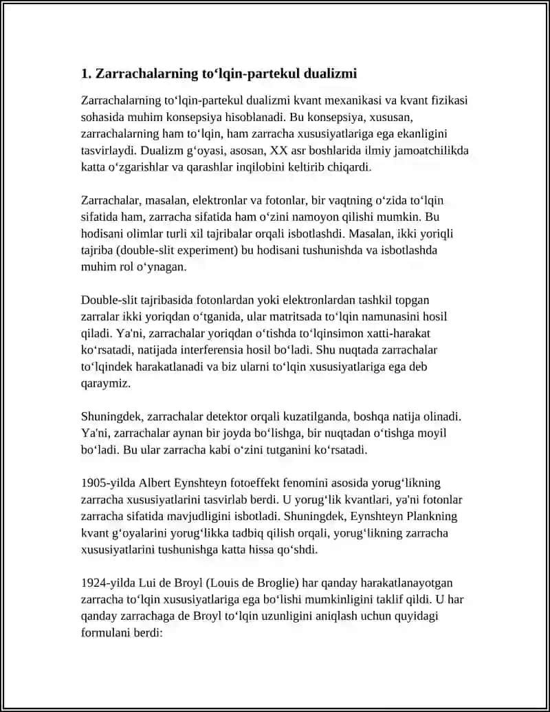ZARRACHALARNING TO‘LQIN XUSUSIYATI 3