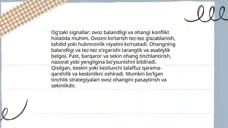 Konflikt signallari 3