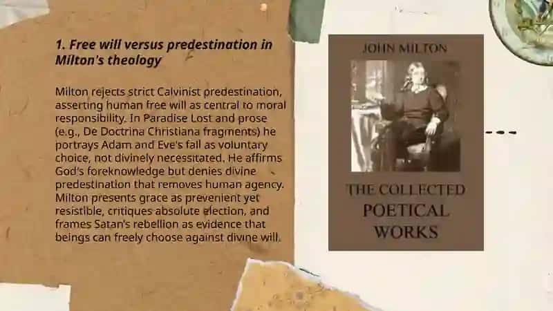 Description of religious and life problems in the works of John Milton 3