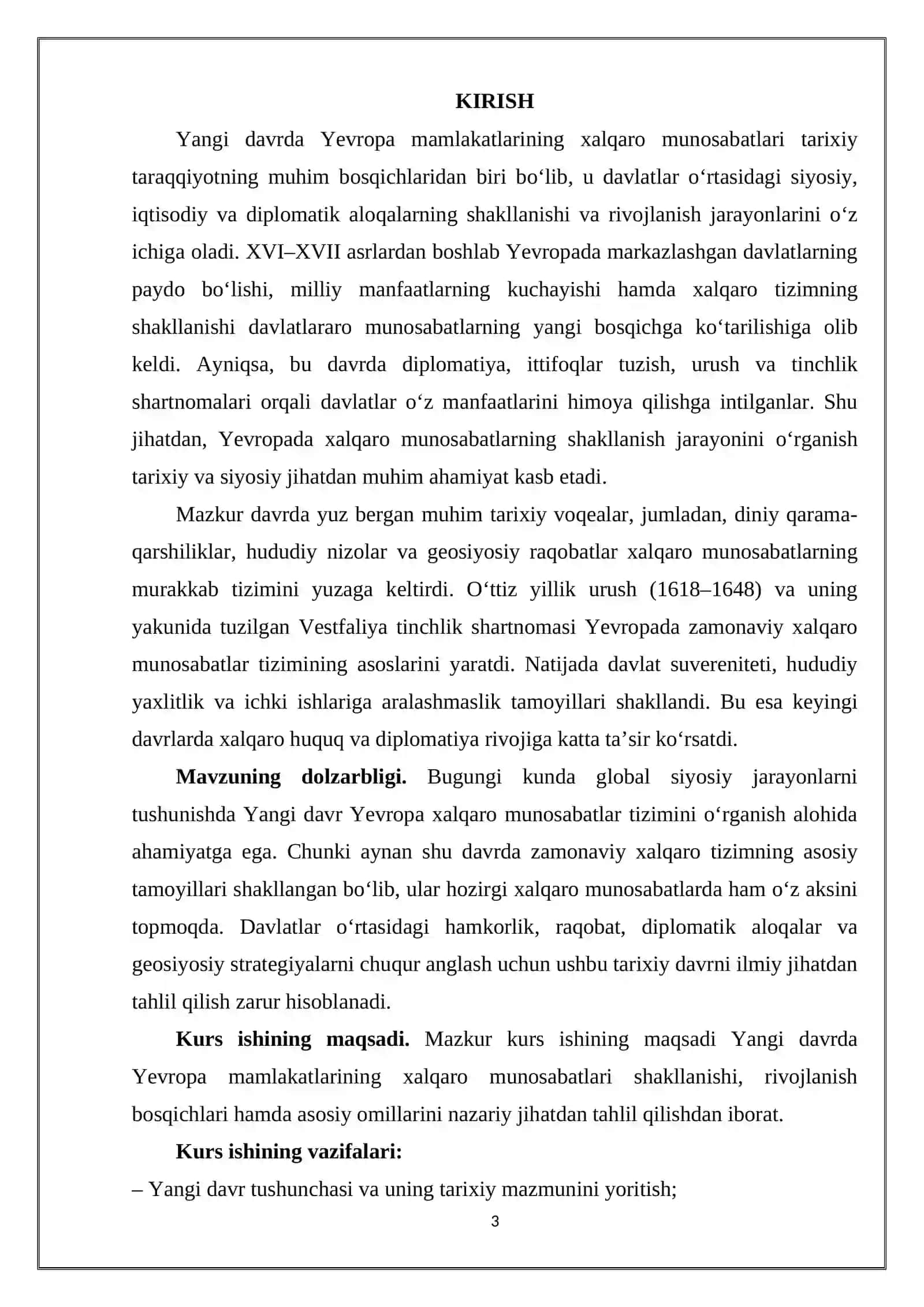 Yangi davrda Yevropa mamlakatlatlarining xalqaro munosabatlari 3