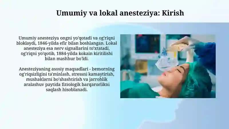 UMUMIY VA MAHALLIY OGʻRIQSIZLANTIRISH 3