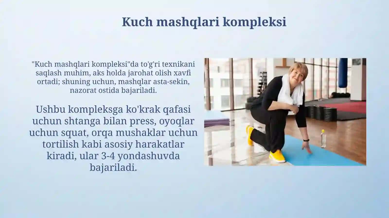 Maxsus jismoniy mashqlar turkumlari 3