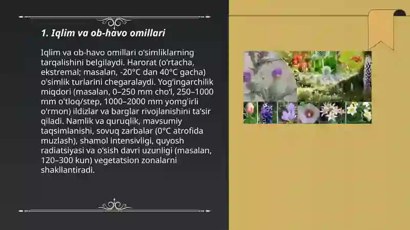 Oʻsimliklarning tarqalish omillari 3