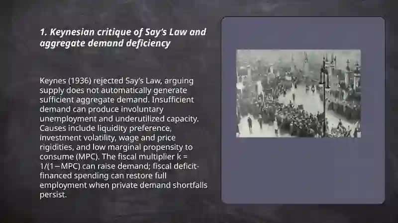 against the classical economic school 3