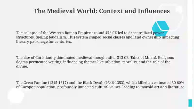 Literature of the Middle Ages 3
