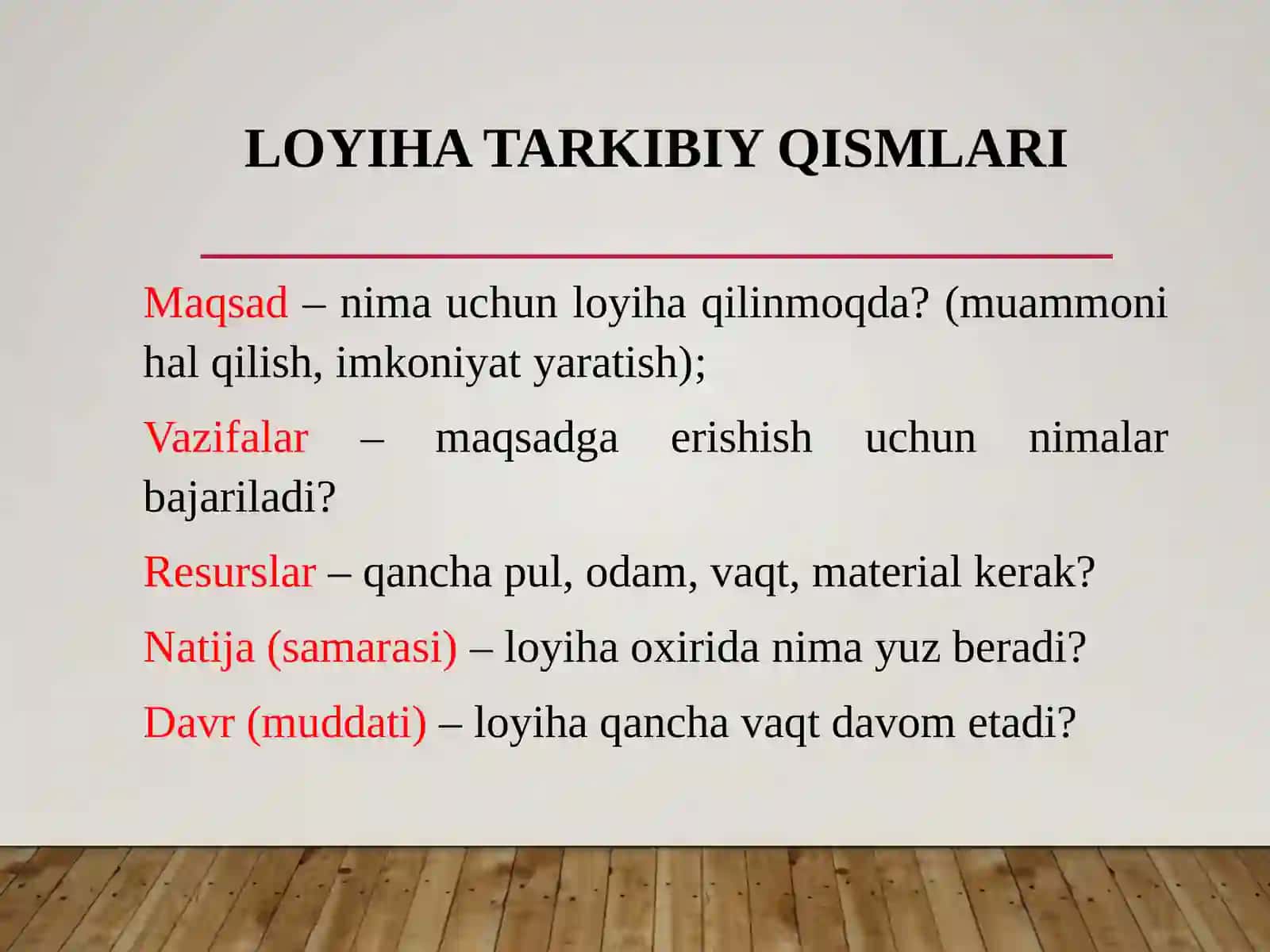 Innovatsiya va loyihalarni boshqarish 3