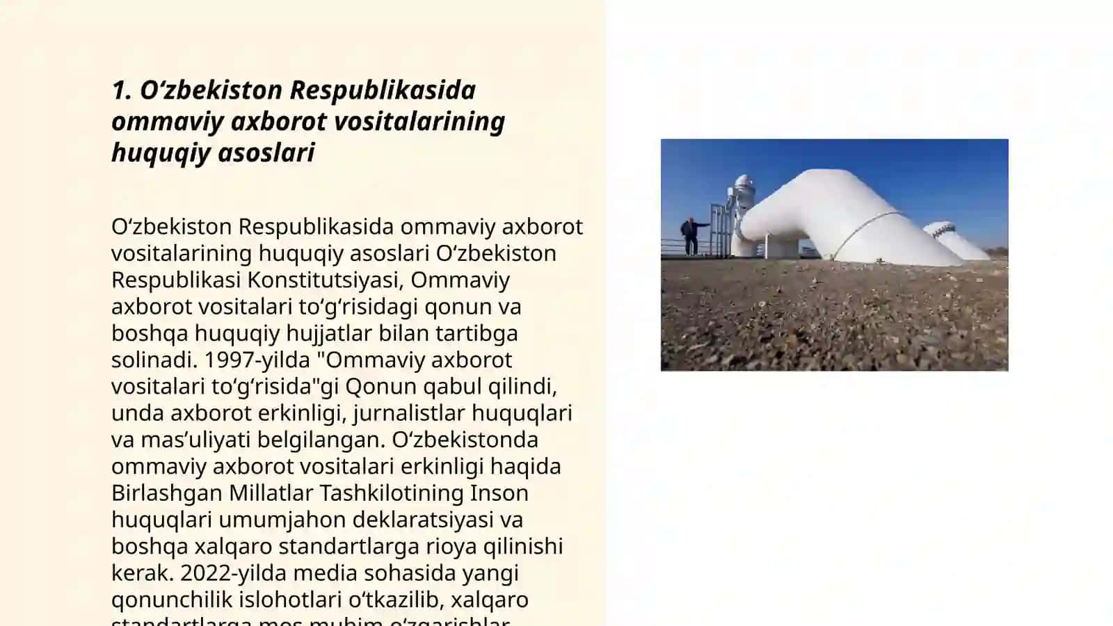 Oʻzbekiston respublikasida ommaviy axborot vositalarining faoliyati 3