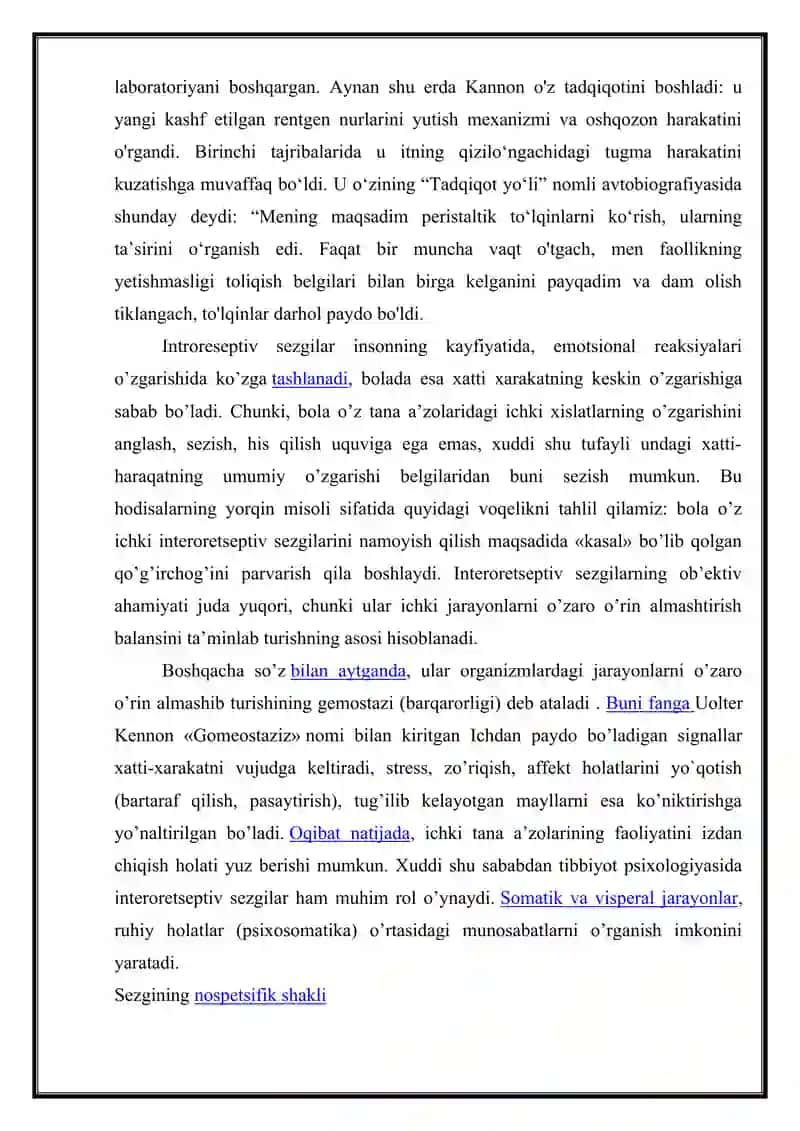 Sezgilar klassifikatsiyasi 3