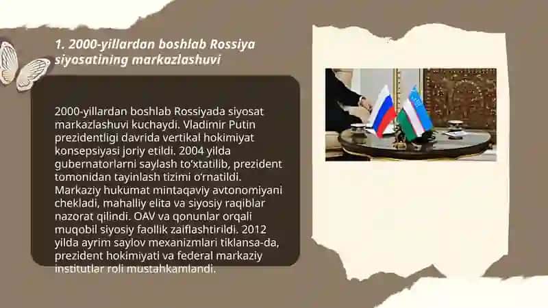 Yangi ming yillikda Rossiya 3