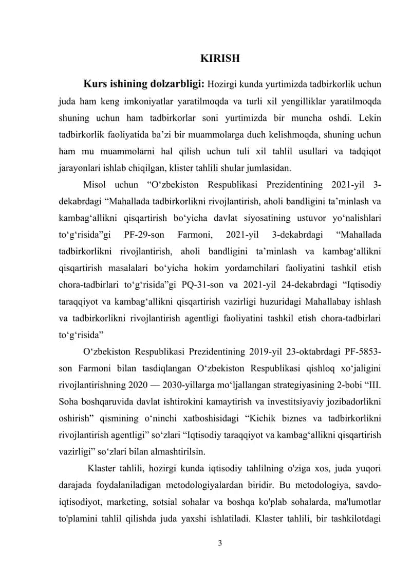 KLASTER TAHLILINING MOHIYATI VA KONTSEPSIYALAR 3
