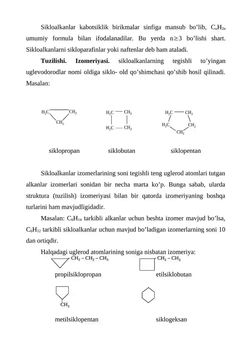 Tuzilishi, Izomeriyasi, nomi oldiga 3