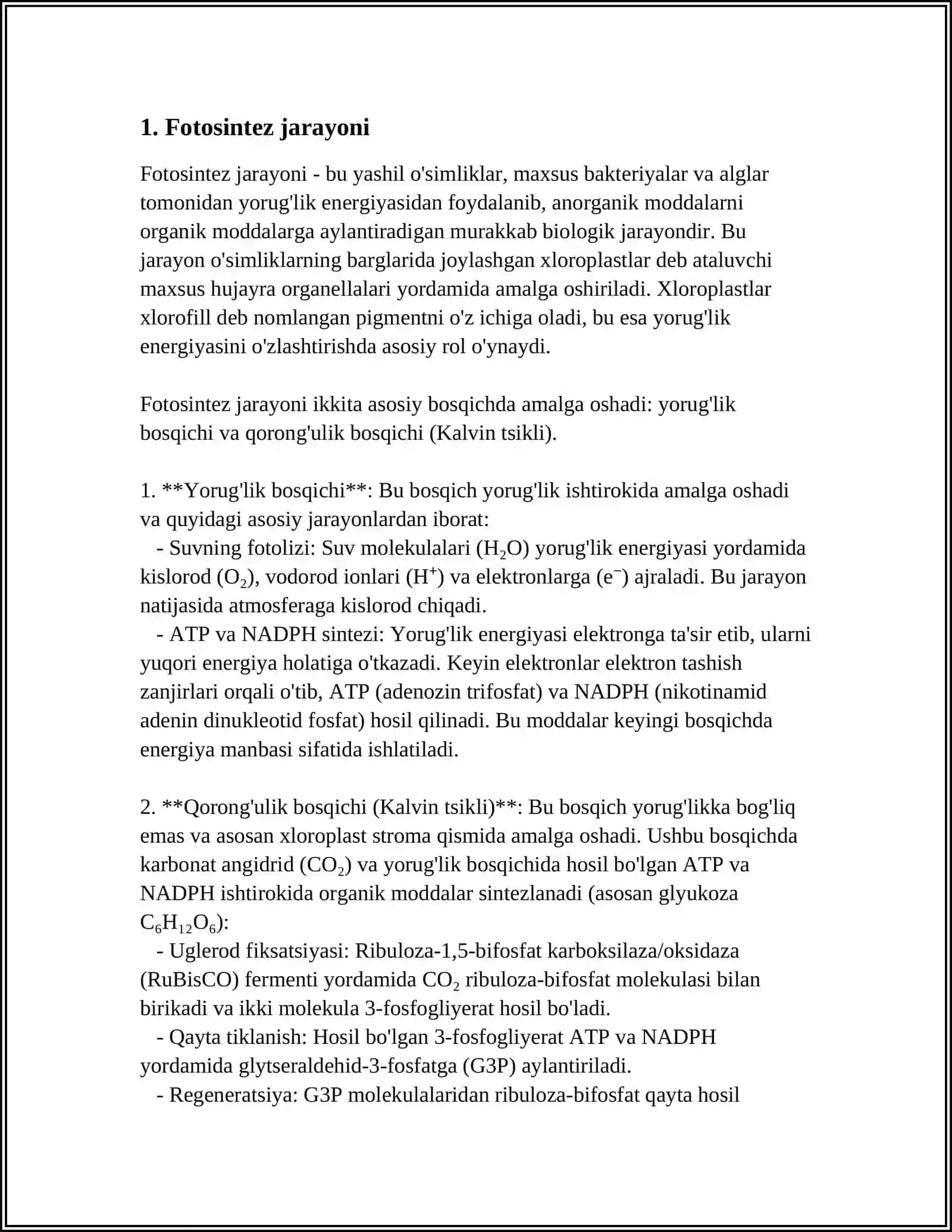 OʻSIMLIKLAR OLAMI 3