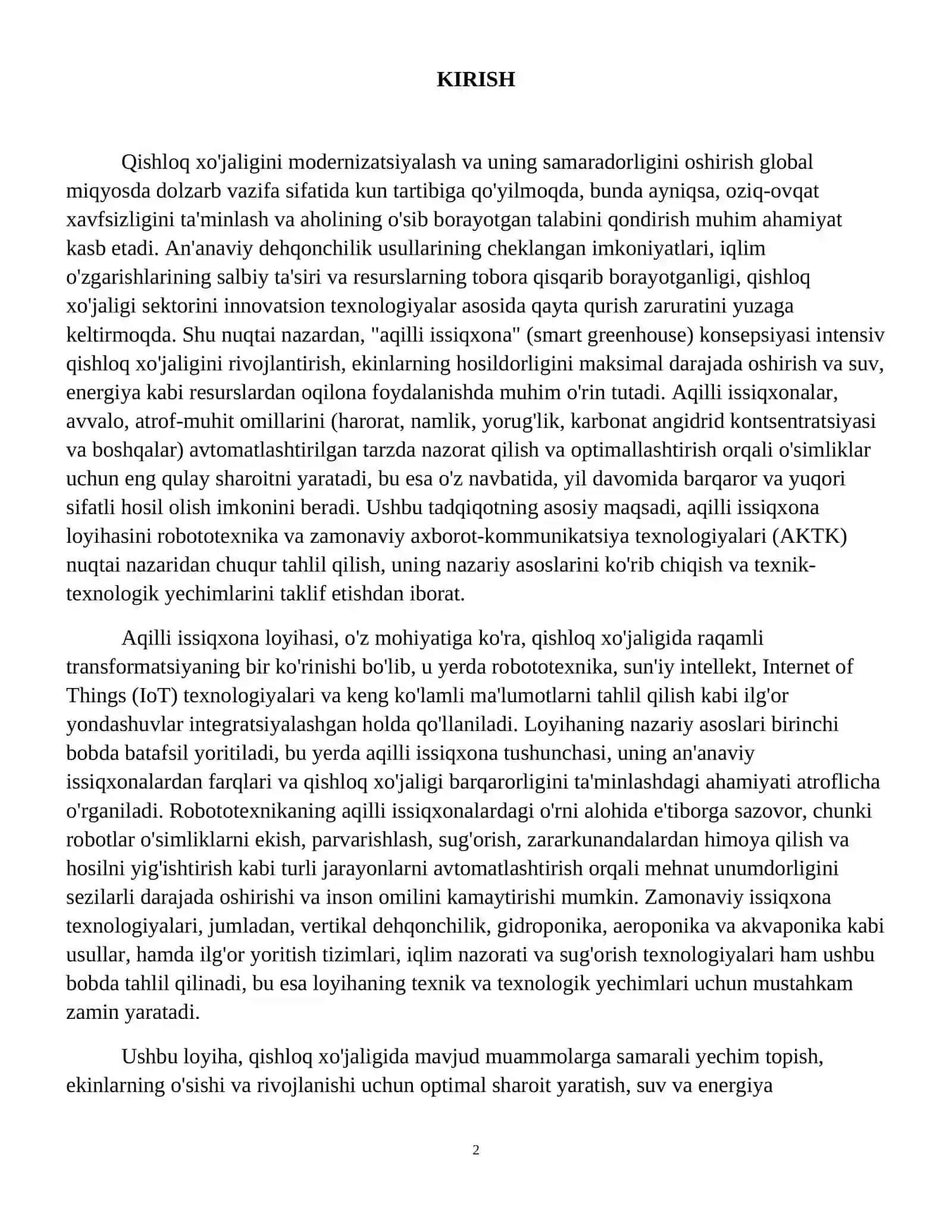 Aqilli issiqxona loyihasi 3