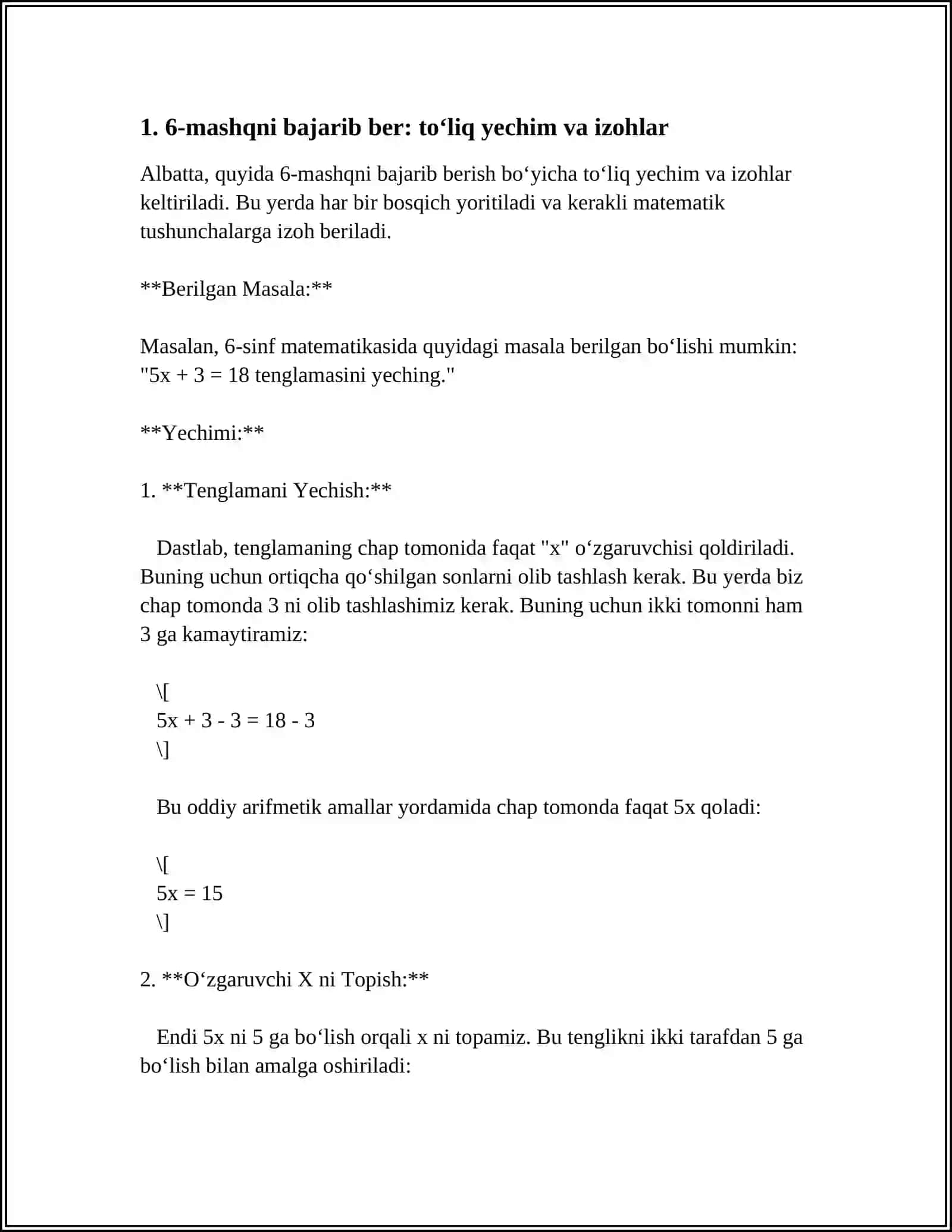6-mashqni bajarib ber 3