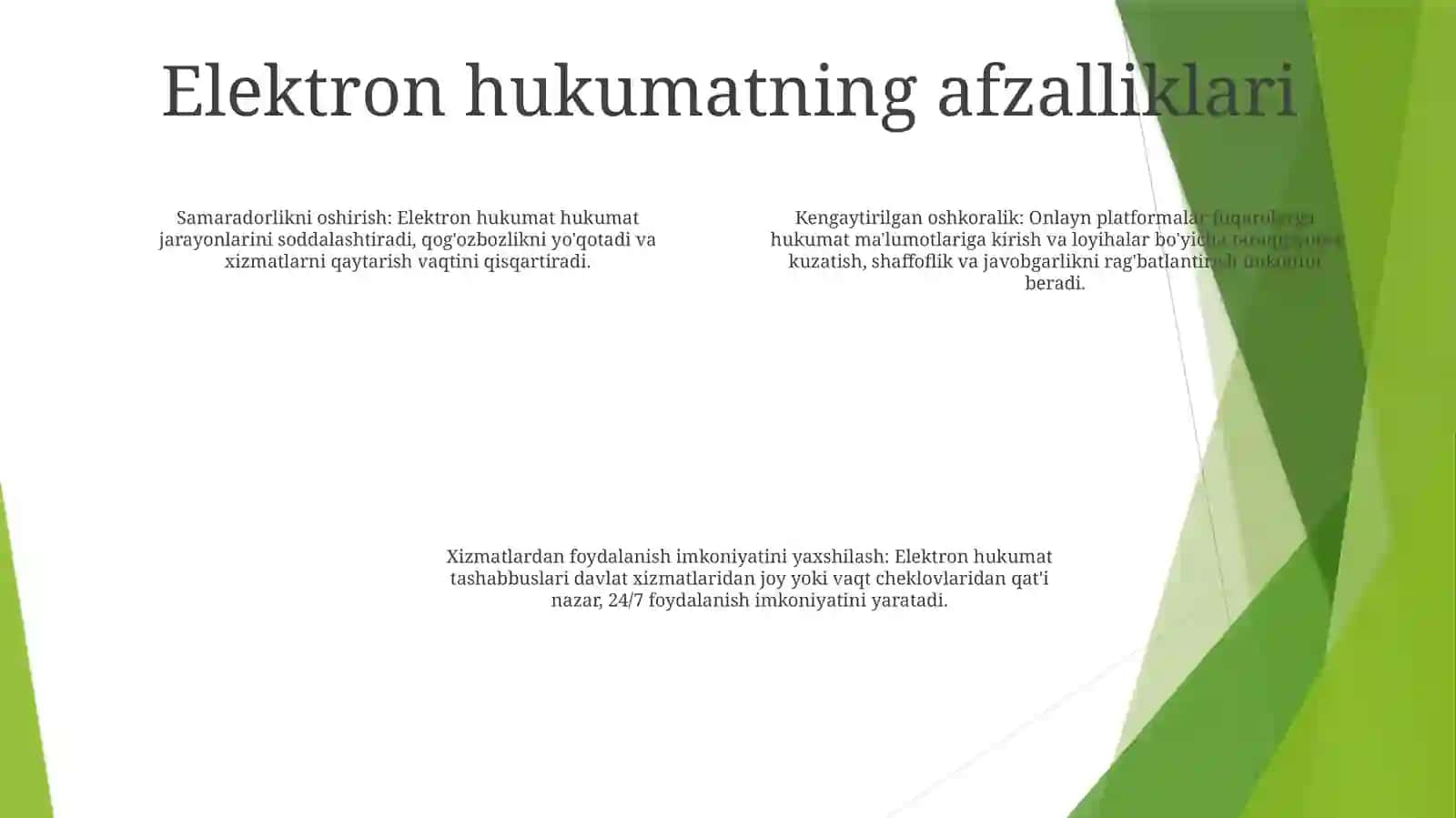 Elektron Hukumat Loyihalari 3