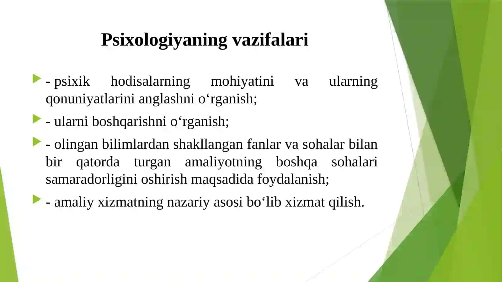 Psixologiya fanidan ta'lim 3