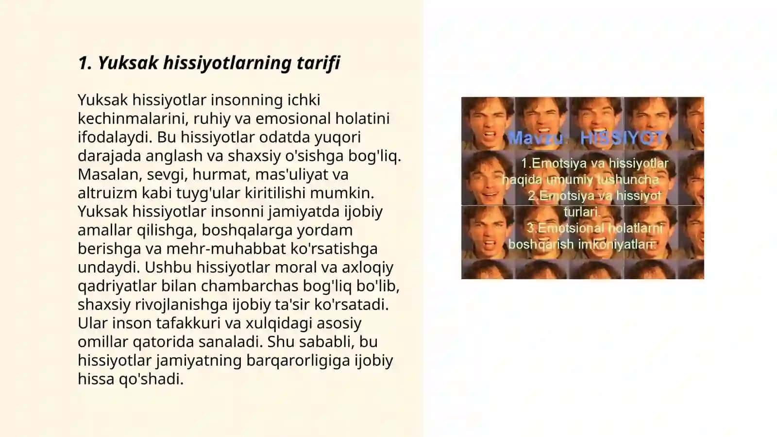 Yuksak hissiyot haqida 3