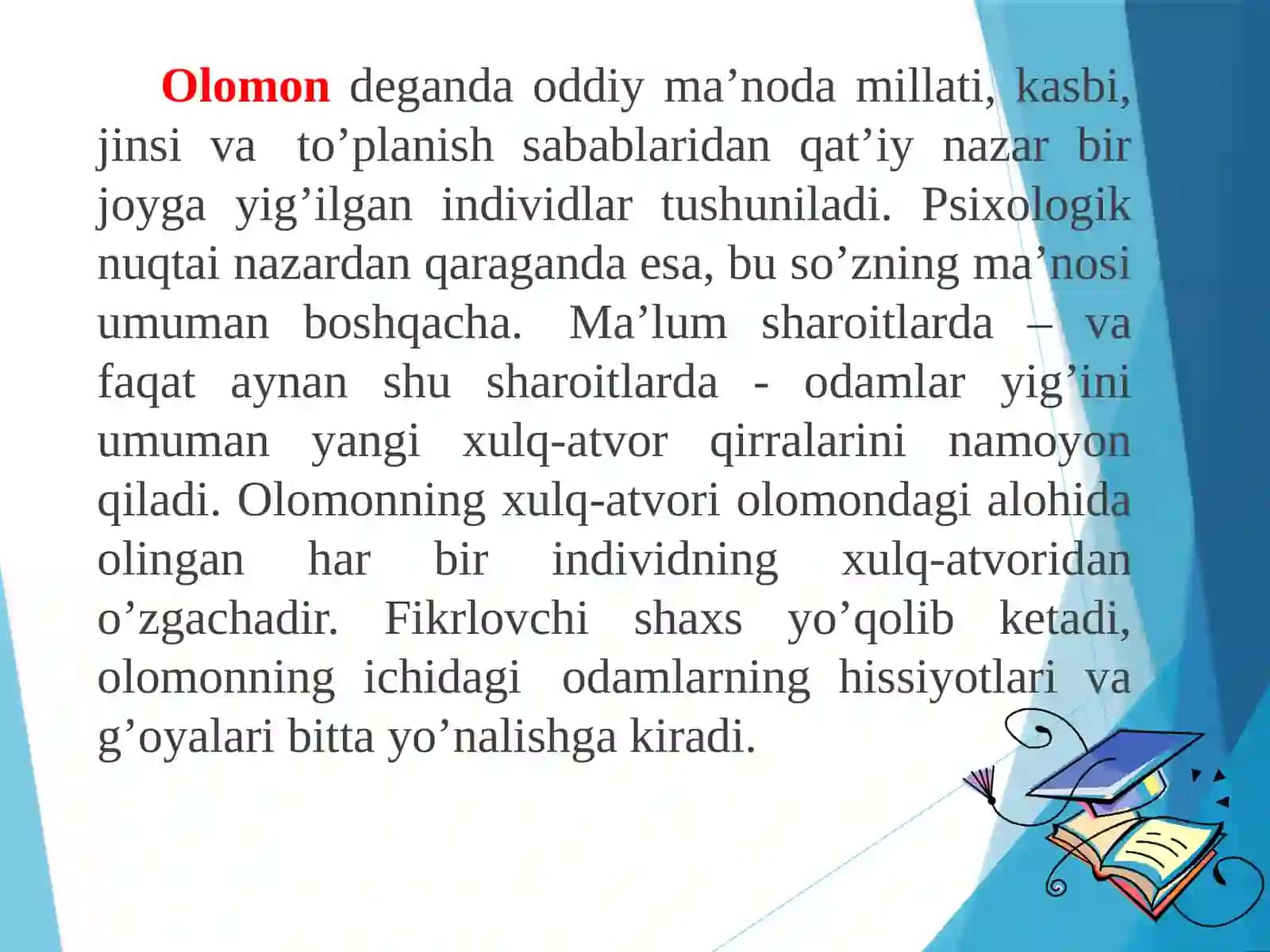 Olomon Psixologiyasi 3
