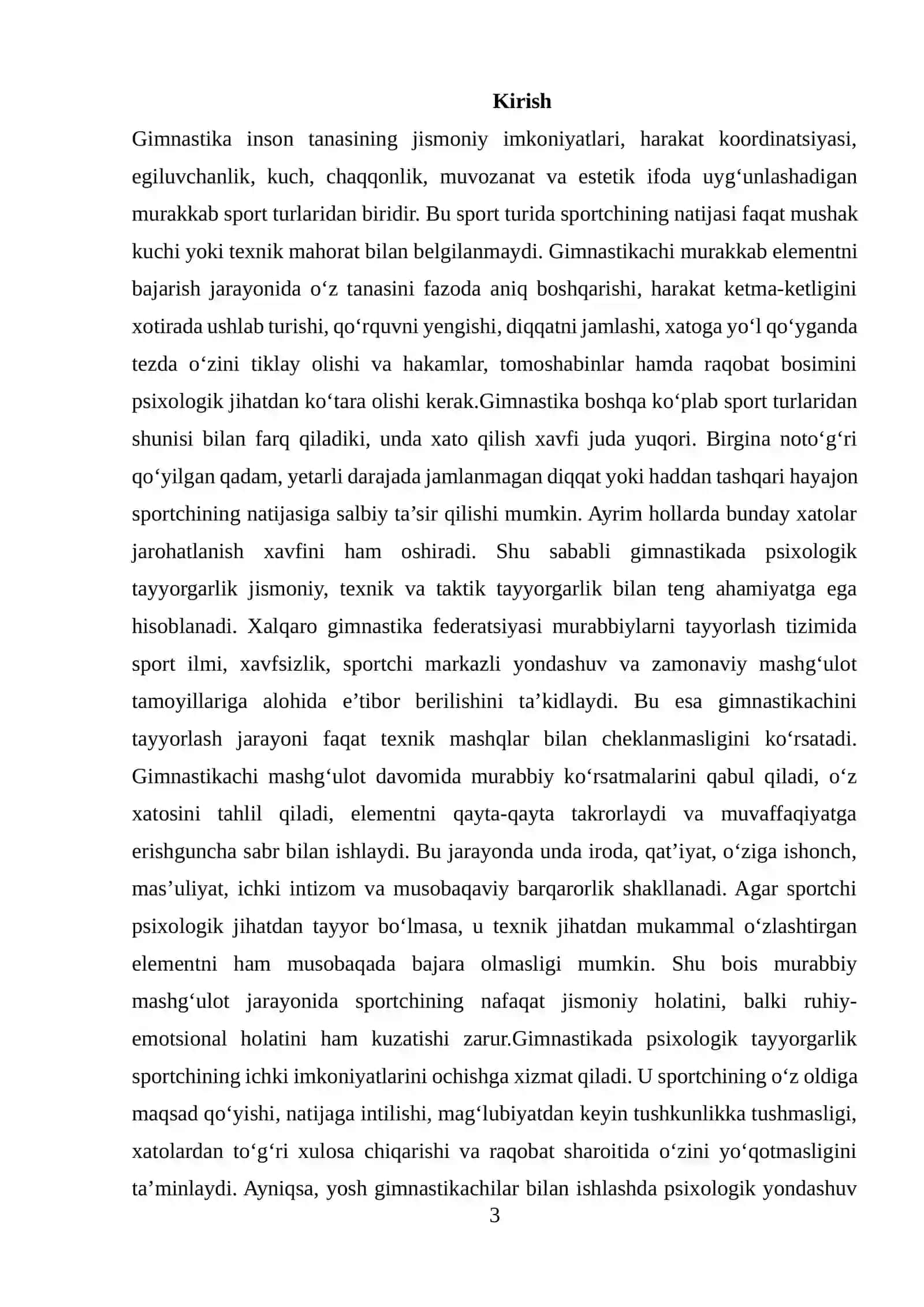 Gimnastikada sportchilarni psixologik tayyorlash 3