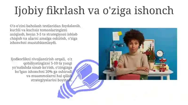 O'z-o'zini boshqarish ko'nikmalarini rivojlantirish usullari 3