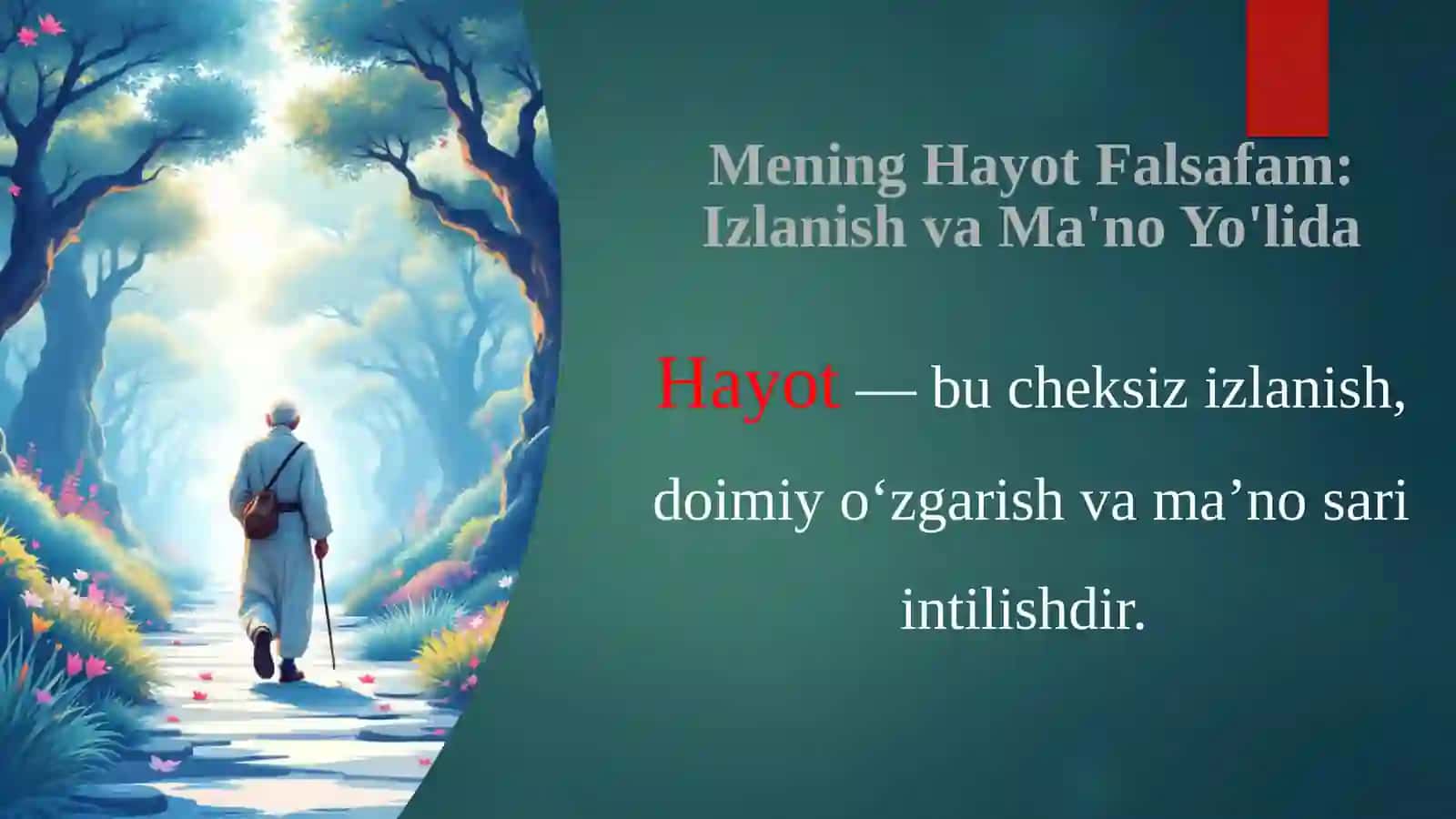 MENING HAYOT FALSAFAM 3