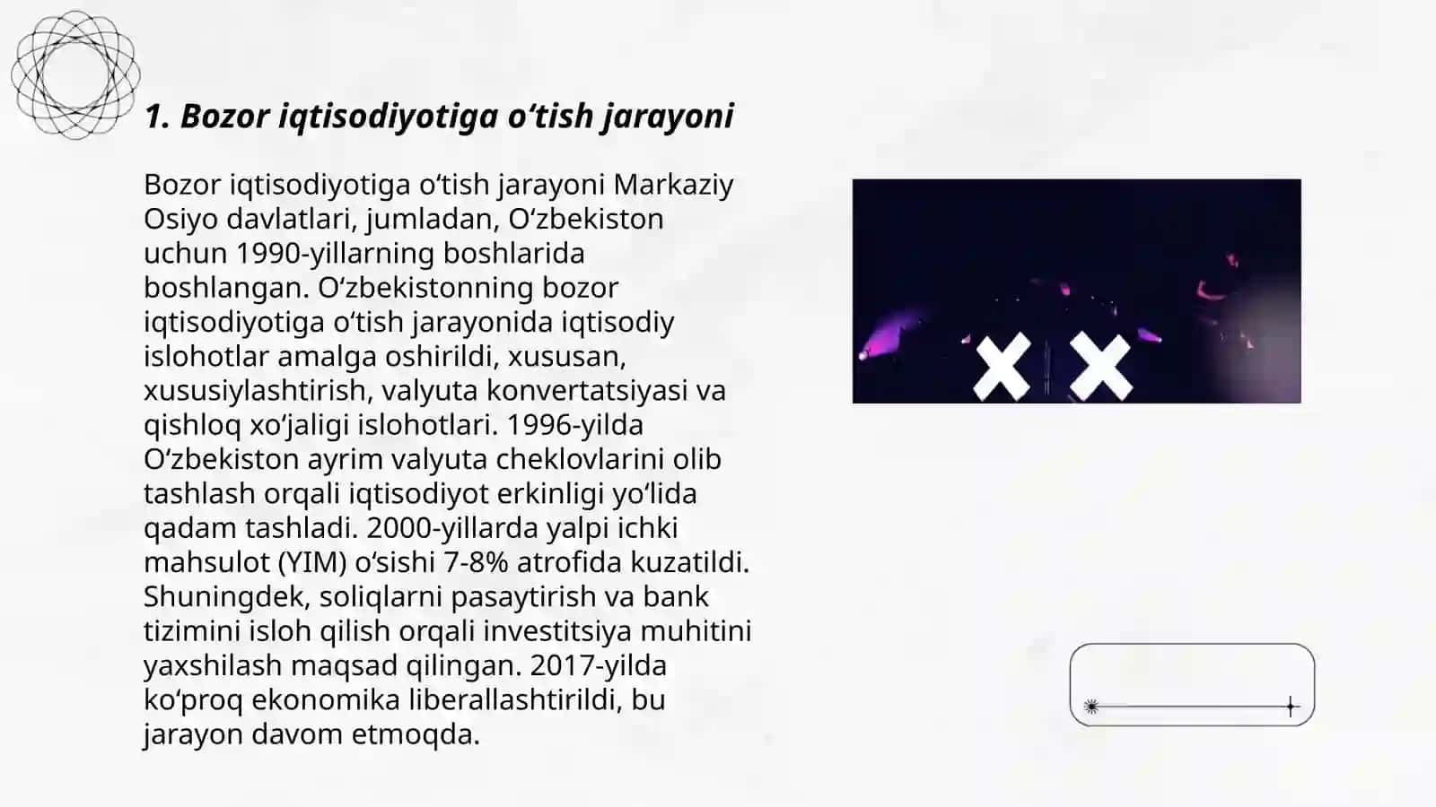 Bozor va iqtisodiyotiga o‘tish 3