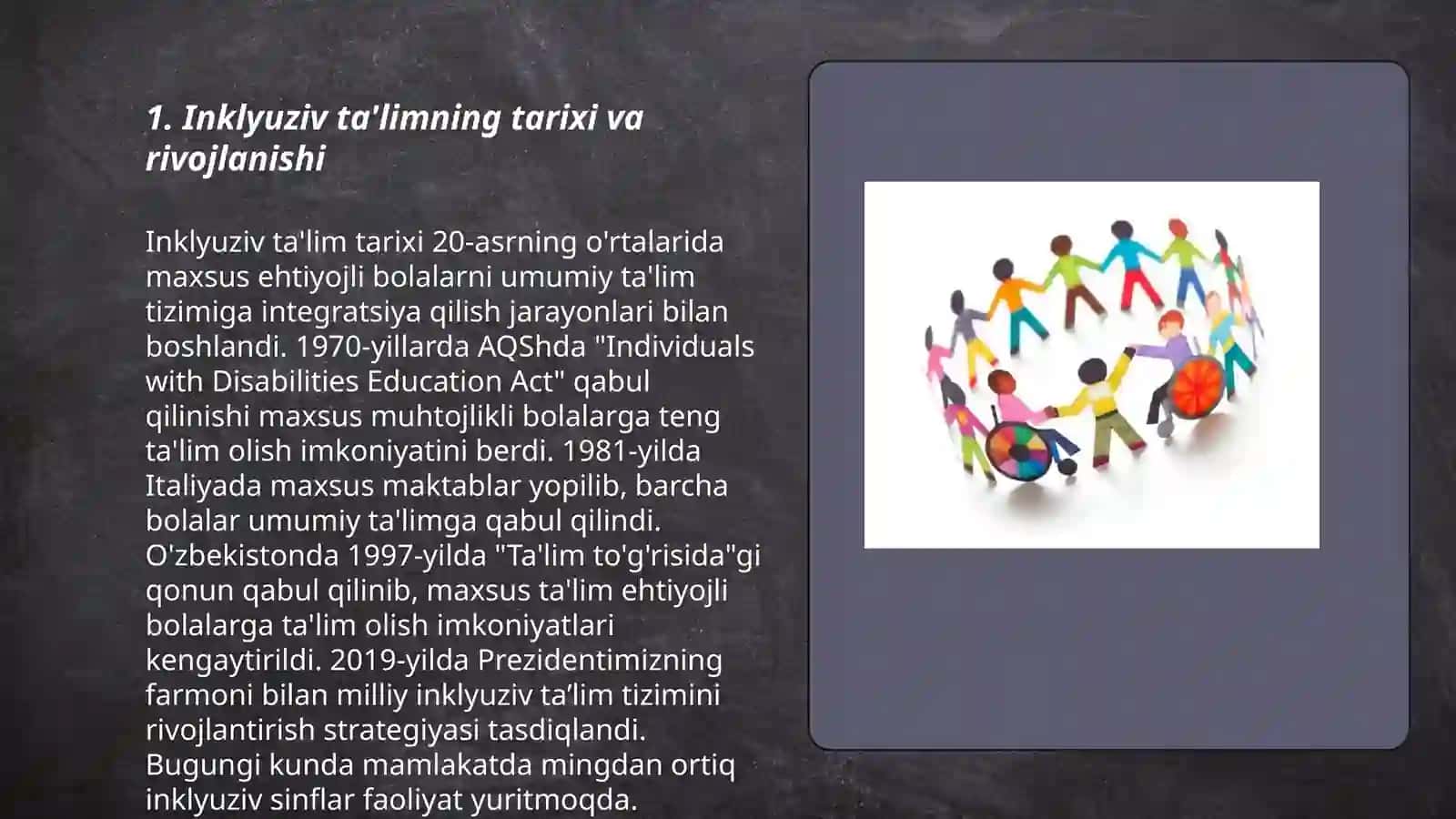 Inklyuziv ta'limning tibbiy-pedagogik-ijtimoiy modeli 3
