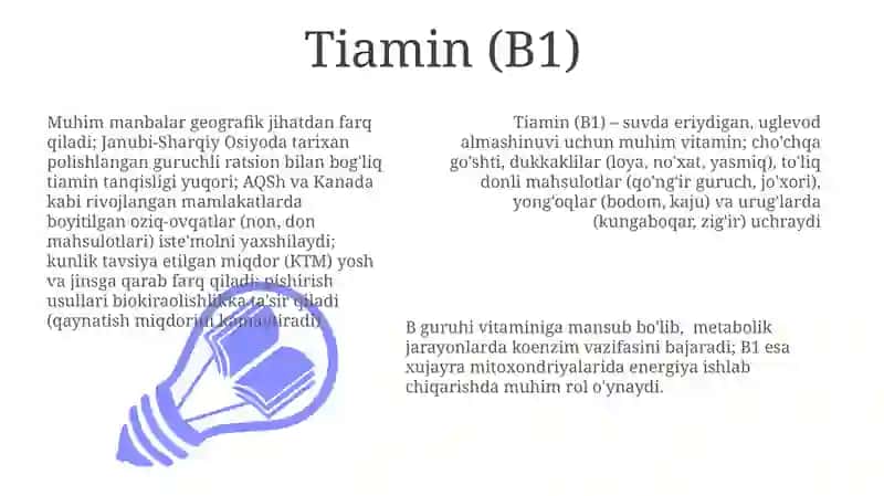 Tiamin (B1) 3