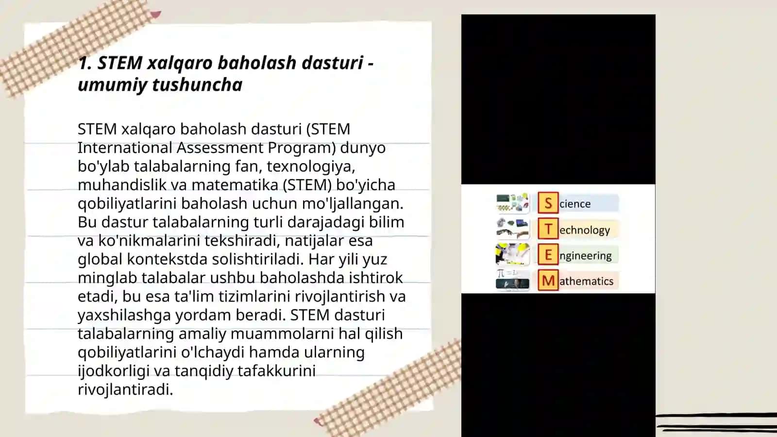 STEM xalqaro baholash dasturi 3