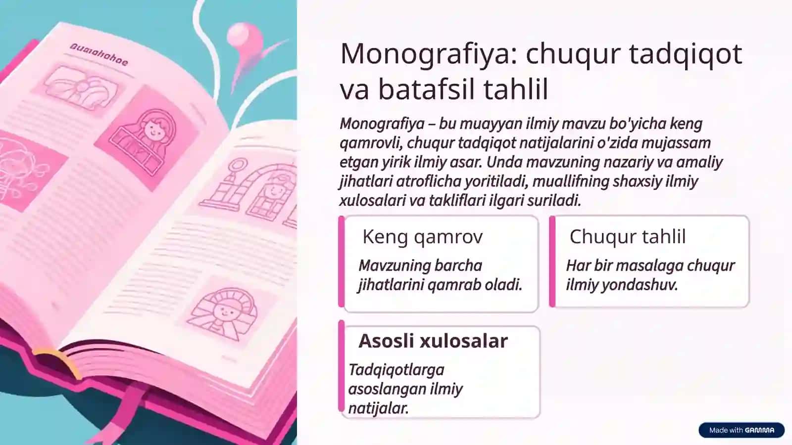 Ilmiyuslub janrlari: ta'rif va tahlil 3