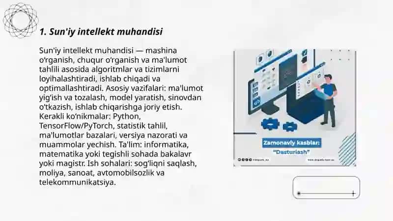 Sun'iy intellekt muhandisi 3
