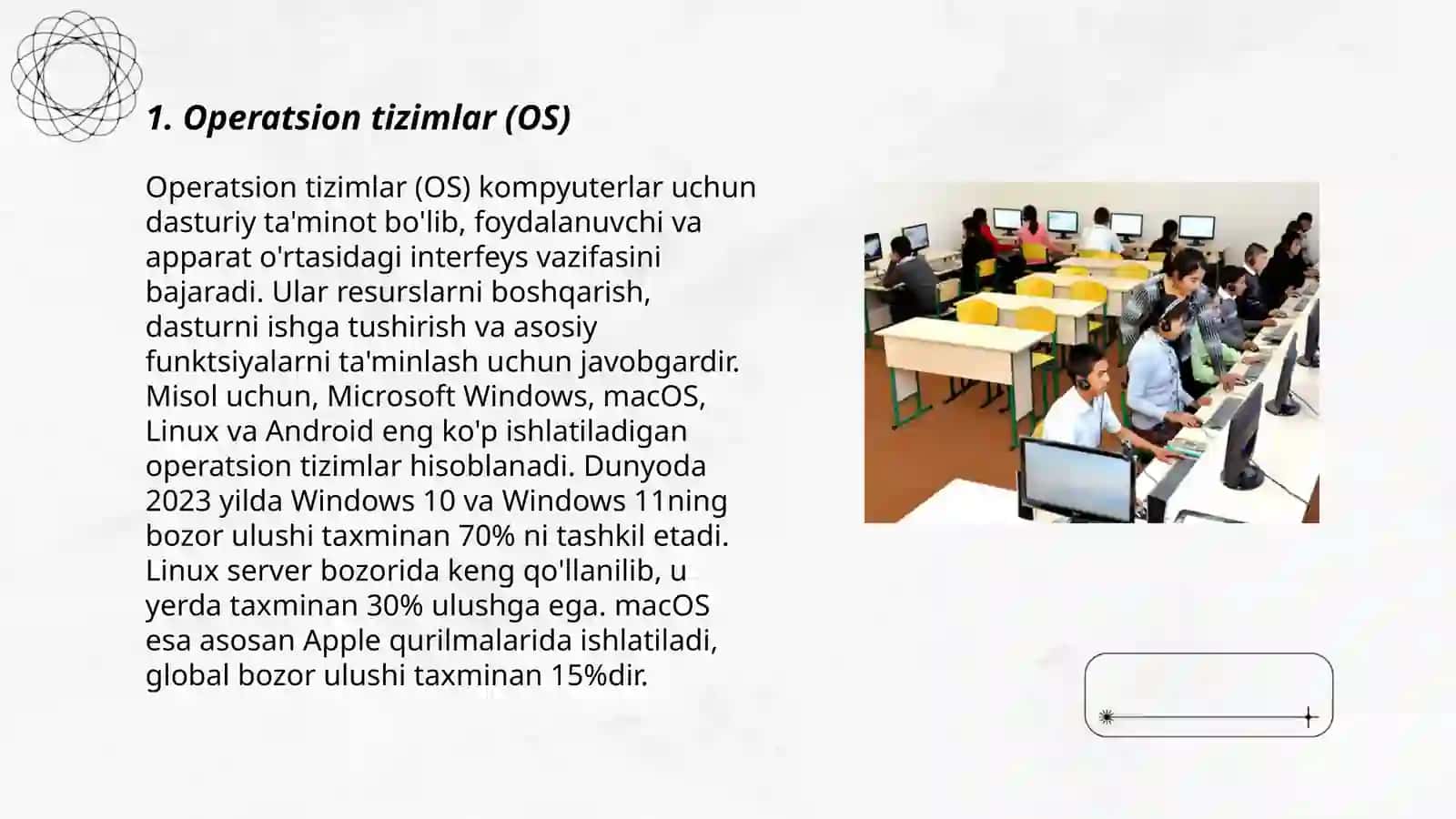 Operatsion tizimlar (OS) 3