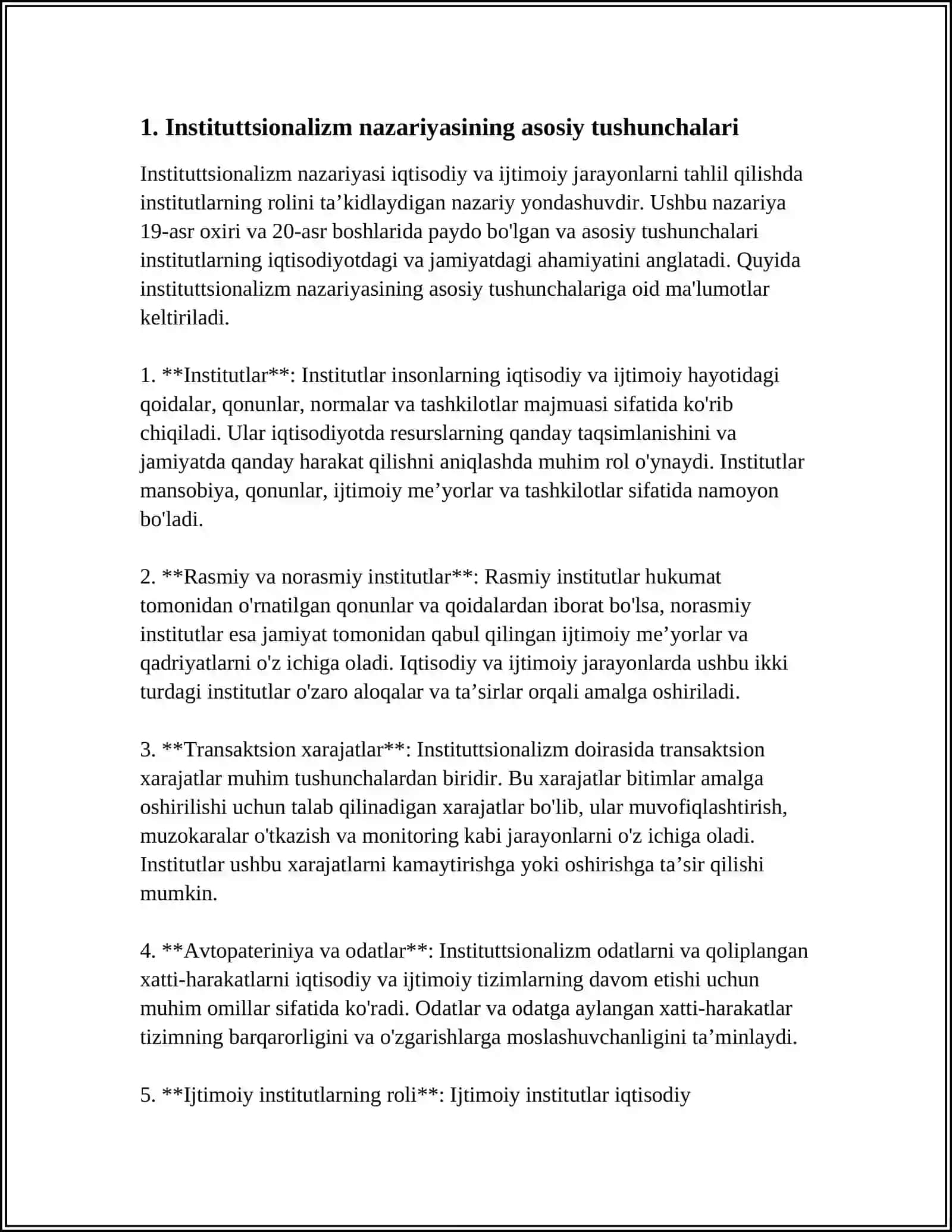 DAVLATNING YANGI INSTITUTSIONAL NAZARIYASI 3
