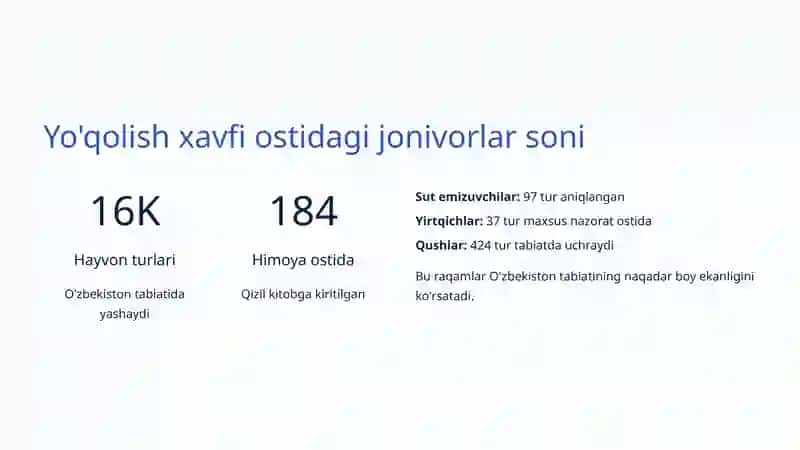 O'zbekistonning Qizil Kitobi 3