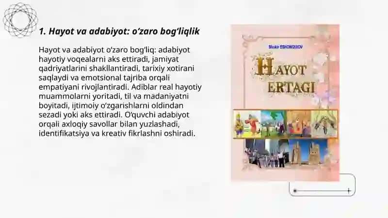 Hayot va adabiyot 3
