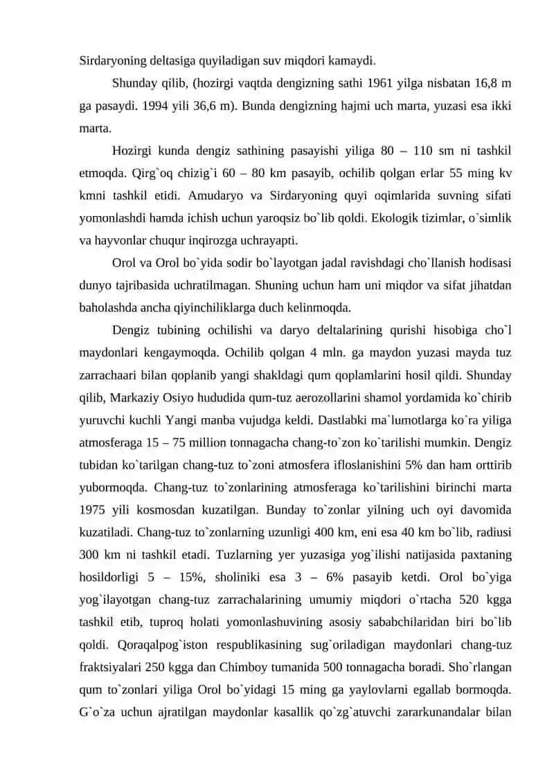 Ekologik inqiroz oqibatlari 3
