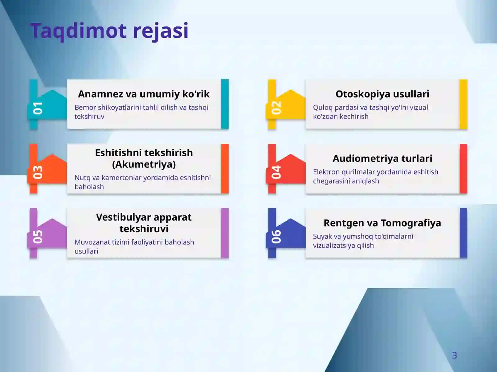 Quloq kasalliklarini tekshirishning zamonaviy usullari 3