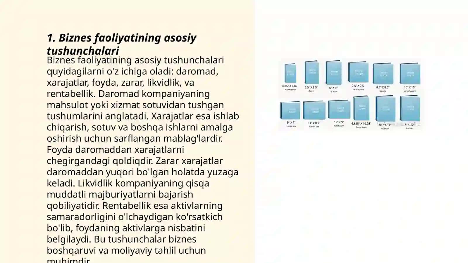 BIZNES FAOLIYATI VA UNING TURLARI 3