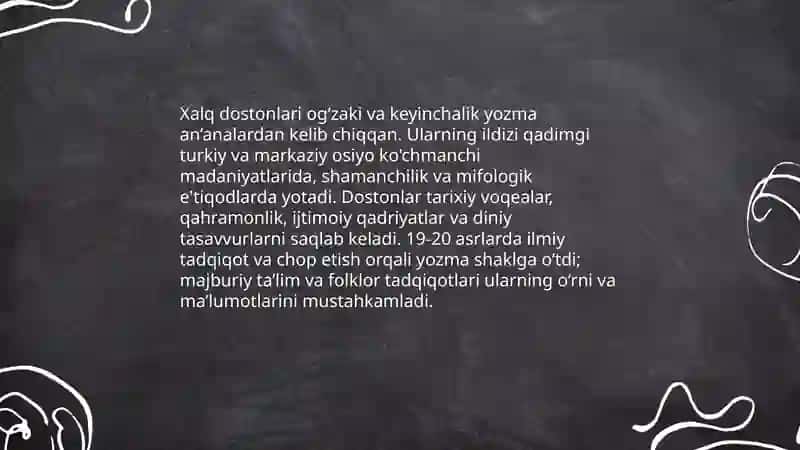 Xalq dostonlari va mifologiya 3