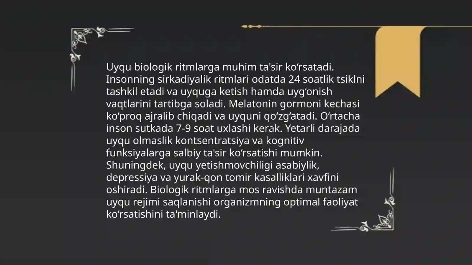 Uyquning fiziologik asoslari 3