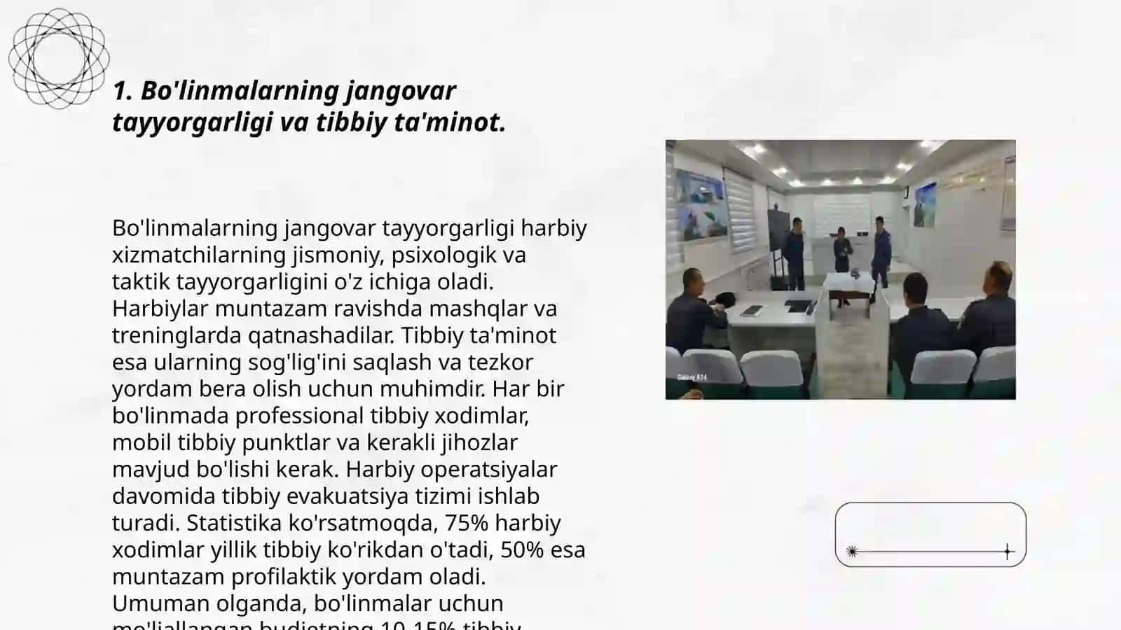 Bo'linmalar jangovar tayorgarligi 3