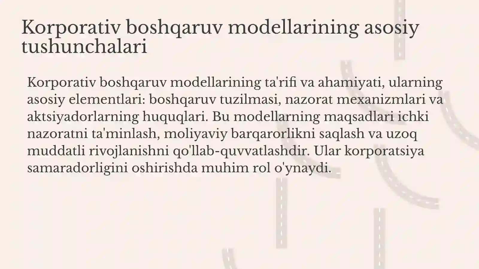 Korporativ boshqaruv modellari 3