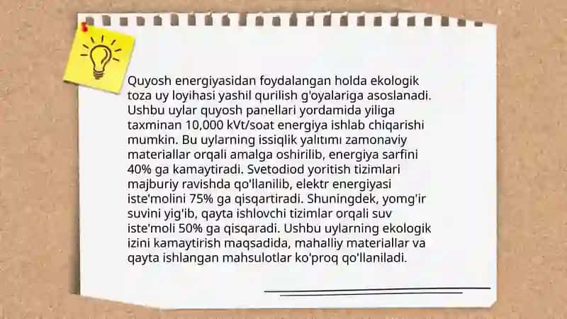 Eng yaxshi ekologik loyiha 3